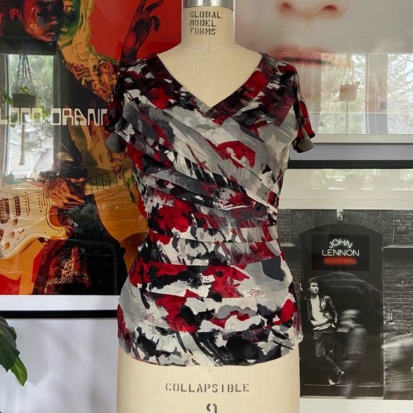 Patterned blouse - Picture 1 of 4